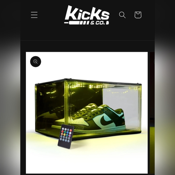 Kicks & Co. Other - Kicks & Co.LED Shoe Display Case